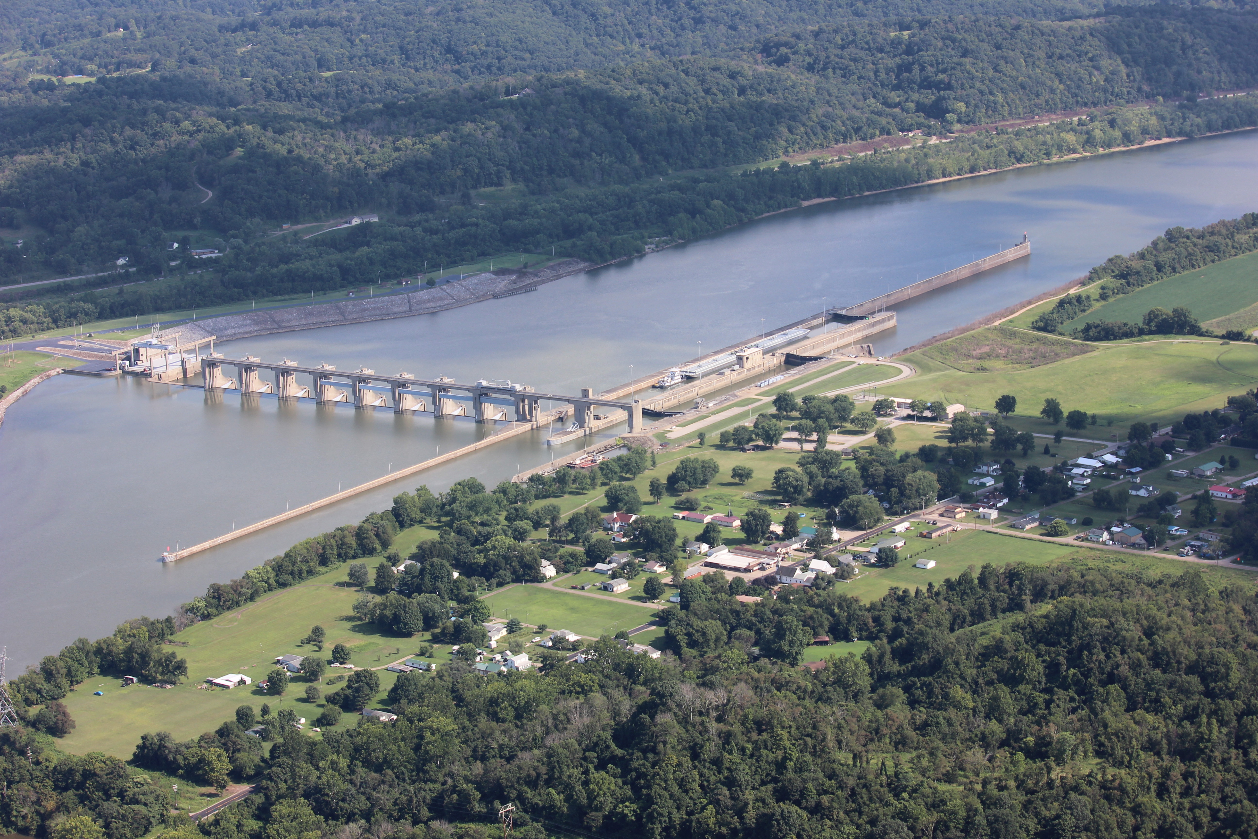 Belleville Locks and Dam lock image