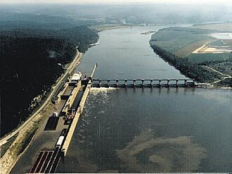 Cannelton Locks and Dam lock image