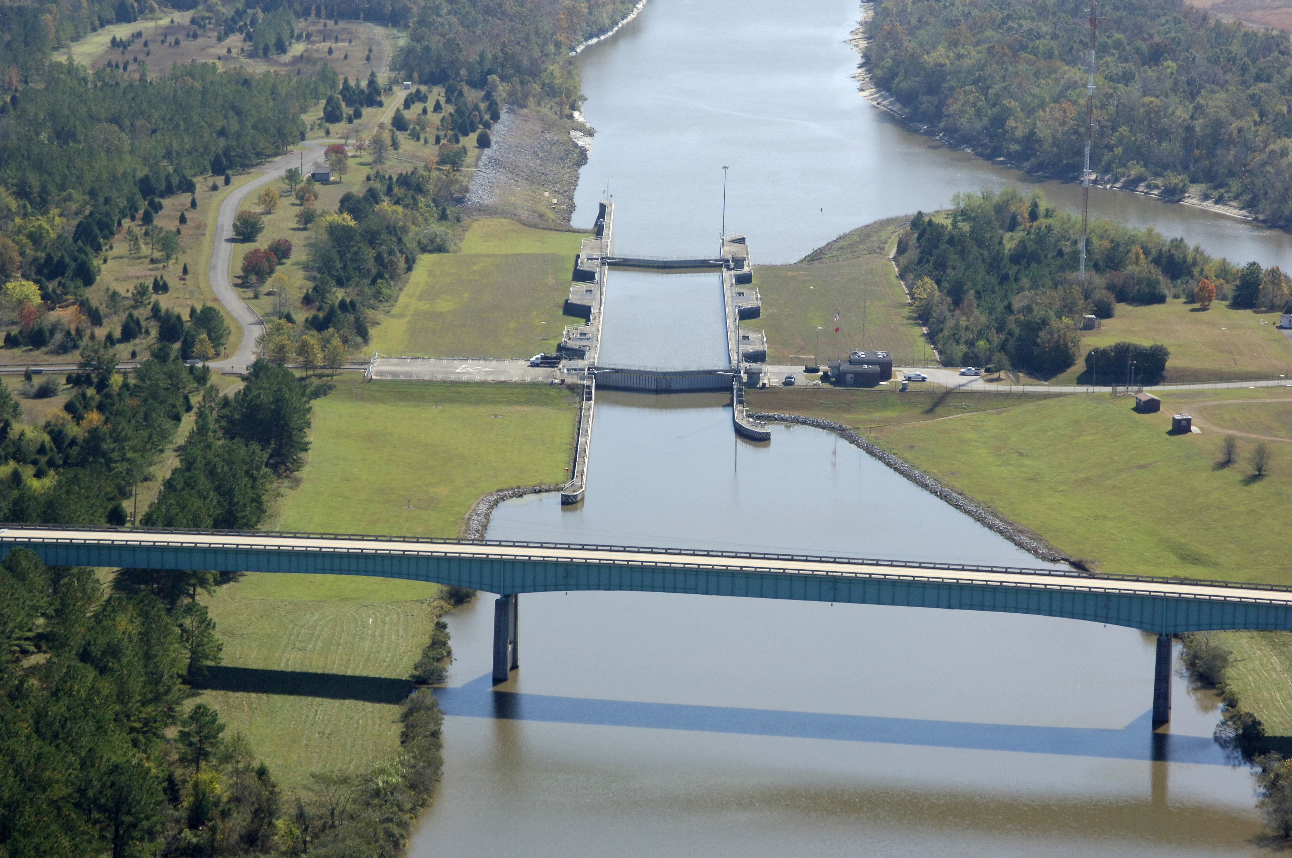 Howell Heflin Lock and Dam lock image