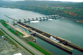John T. Myers Locks and Dam lock image