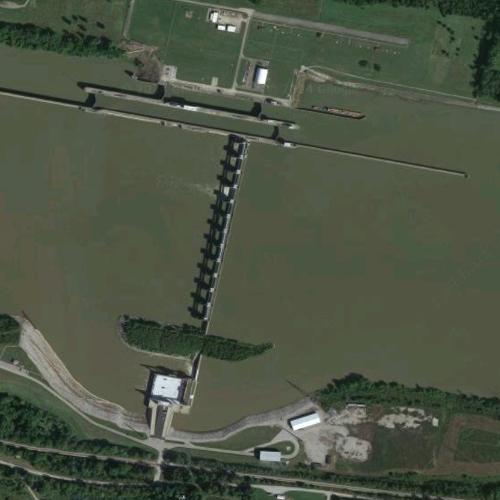 Meldahl Locks and Dam lock image