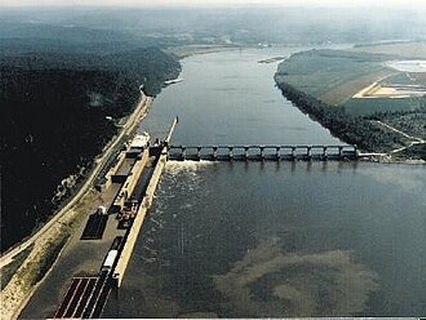 Cannelton Locks and Dam lock image