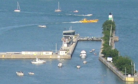 Chicago Harbor Lock lock image