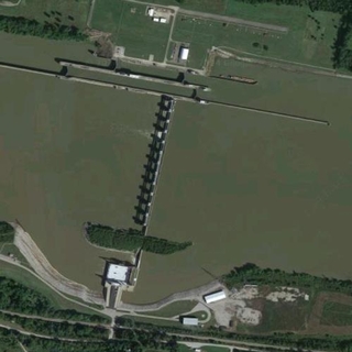 Meldahl Locks and Dam lock image