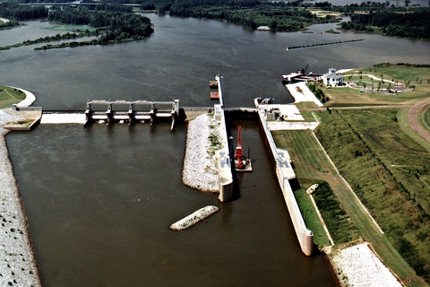 Tom Bevill Lock and Dam lock image